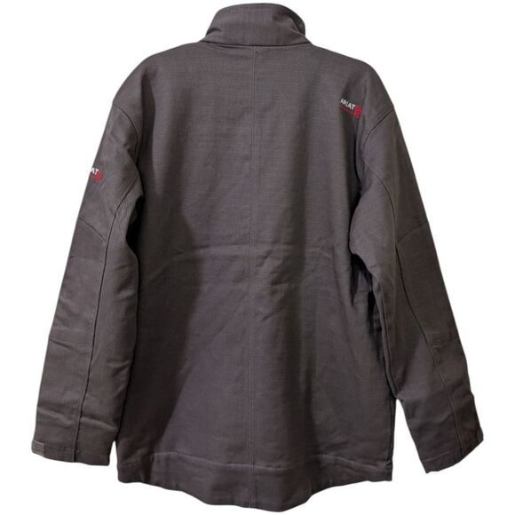 ARIAT Men's CAT 4 FR Canvas Stretch Jacket -Grey NWOT - Picture 3 of 16